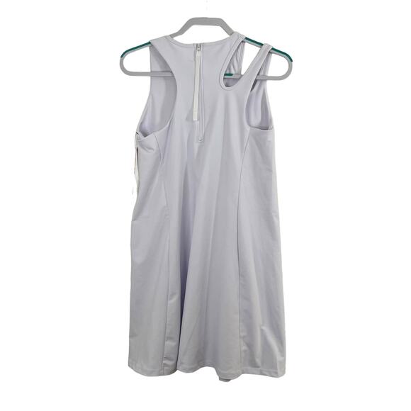 NWT Aqua Athletic Women's white workout training romper with dress overlay- XL - Picture 5 of 9